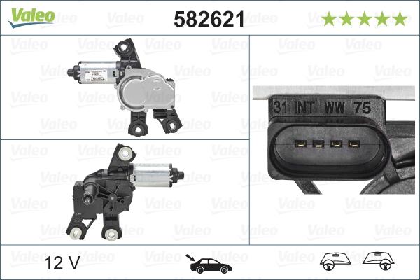 Valeo 582621 - Motore tergicristallo autozon.pro