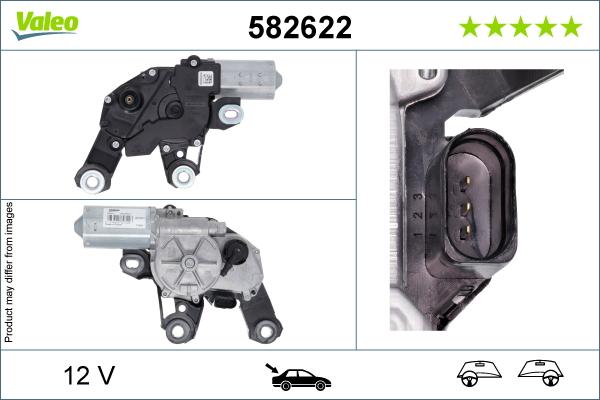 Valeo 582622 - Motore tergicristallo autozon.pro