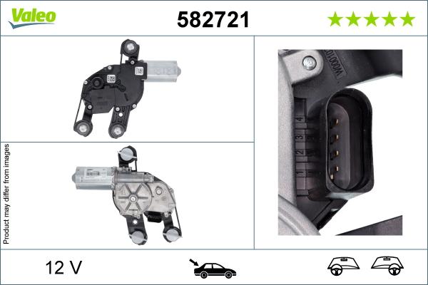 Valeo 582721 - Motore tergicristallo autozon.pro