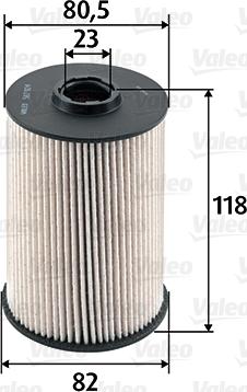 Valeo 587924 - Filtro carburante autozon.pro