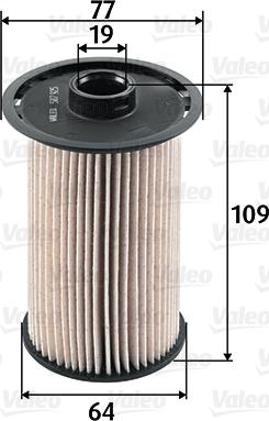 Valeo 587925 - Filtro carburante autozon.pro