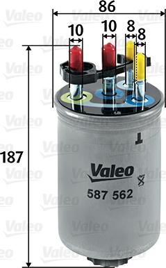 Valeo 587562 - Filtro olio autozon.pro