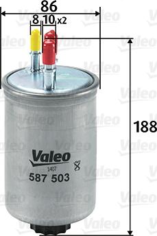 Valeo 587503 - Filtro olio autozon.pro