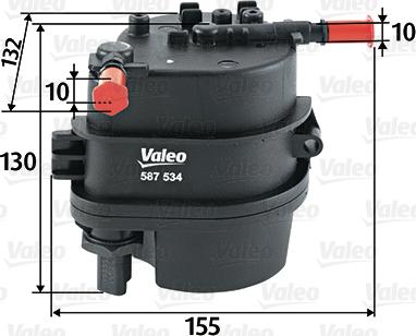 Valeo 587534 - Filtro carburante autozon.pro