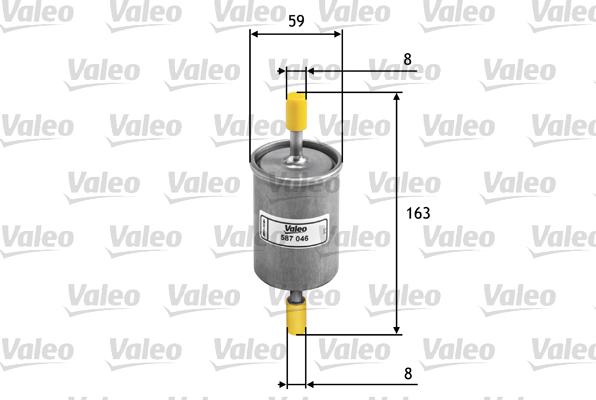 Valeo 587046 - Filtro olio autozon.pro