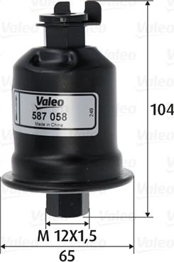 Valeo 587058 - Filtro carburante autozon.pro