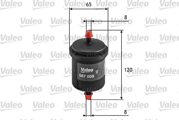 Valeo 587009 - Filtro carburante autozon.pro