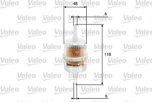 Valeo 587005 - Filtro carburante autozon.pro