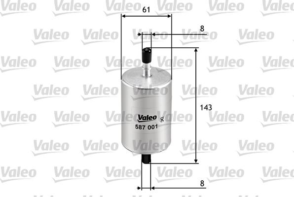 Valeo 587001 - Filtro olio autozon.pro