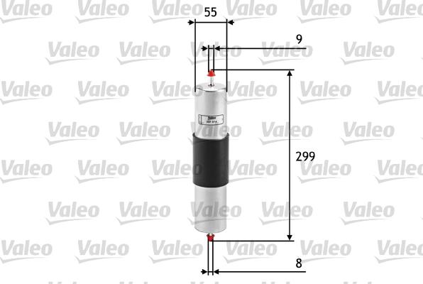 Valeo 587014 - Filtro carburante autozon.pro