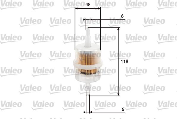 Valeo 587011 - Filtro carburante autozon.pro