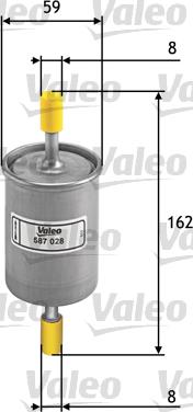 Valeo 587028 - Filtro olio autozon.pro