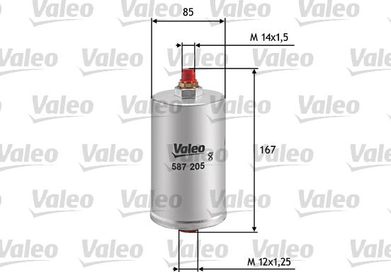 Valeo 587205 - Filtro olio autozon.pro