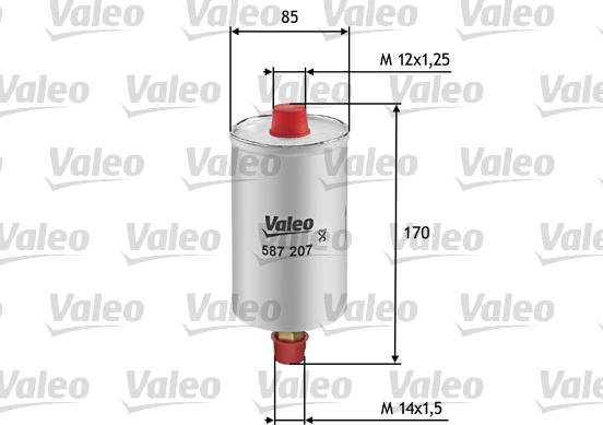 Valeo 587207 - Filtro olio autozon.pro