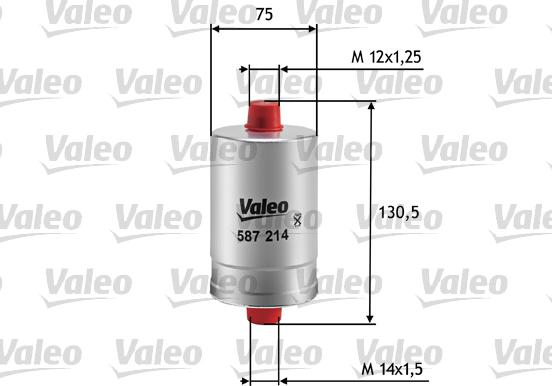 Valeo 587214 - Filtro carburante autozon.pro