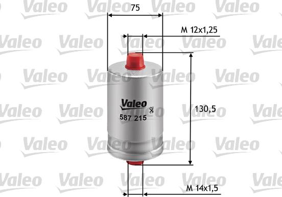 Valeo 587215 - Filtro carburante autozon.pro