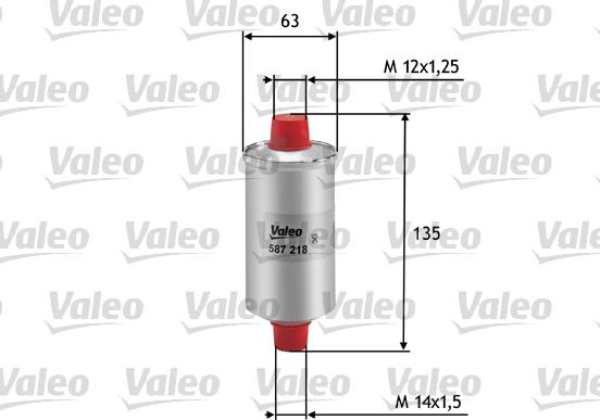 Valeo 587218 - Filtro olio autozon.pro