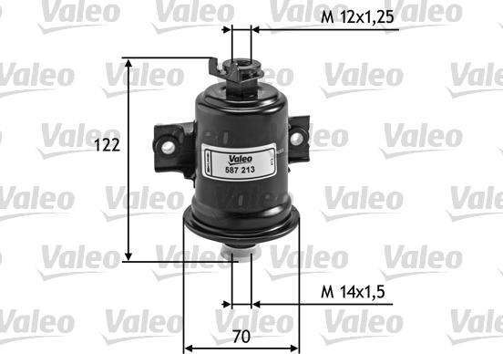 Valeo 587213 - Filtro carburante autozon.pro