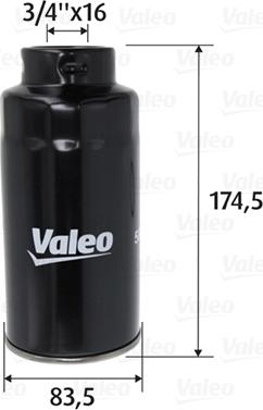 Valeo 587757 - Filtro carburante autozon.pro