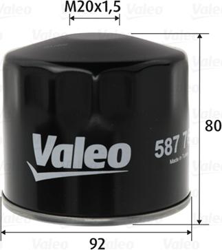 Valeo 587761 - Filtro carburante autozon.pro