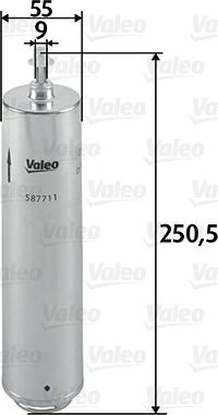 Valeo 587711 - Filtro olio autozon.pro