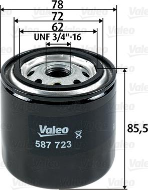 Valeo 587723 - Filtro carburante autozon.pro