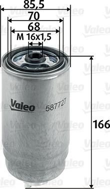 Valeo 587727 - Filtro carburante autozon.pro