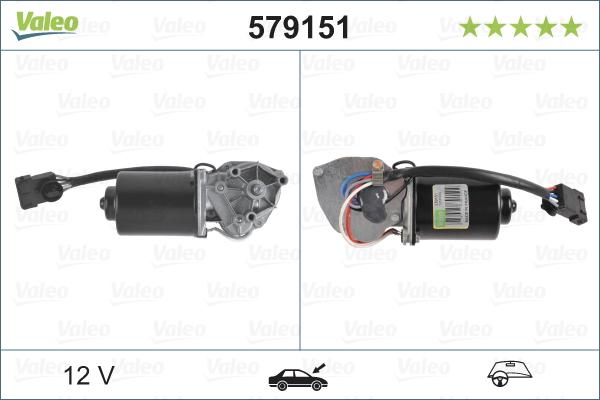 Valeo 579151 - Motore tergicristallo autozon.pro