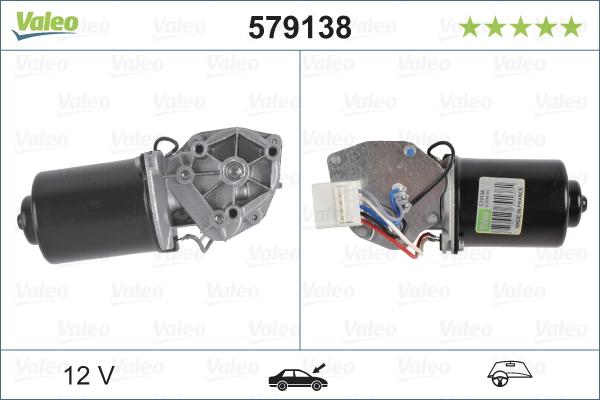 Valeo 579138 - Motore tergicristallo autozon.pro