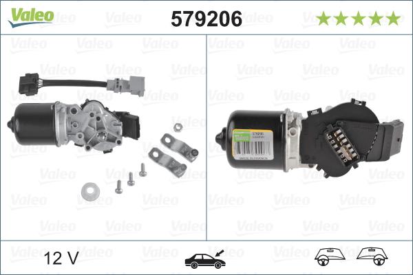 Valeo 579206 - Motore tergicristallo autozon.pro