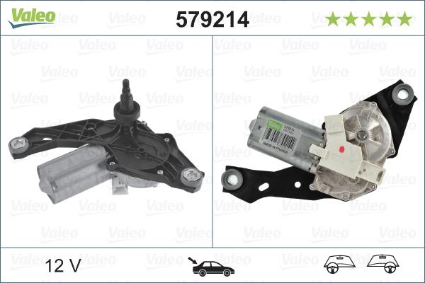 Valeo 579214 - Motore tergicristallo autozon.pro