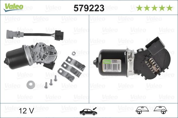 Valeo 579223 - Motore tergicristallo autozon.pro