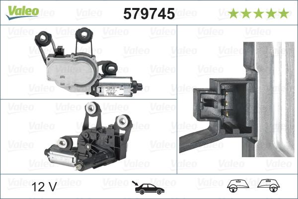 Valeo 579745 - Motore tergicristallo autozon.pro