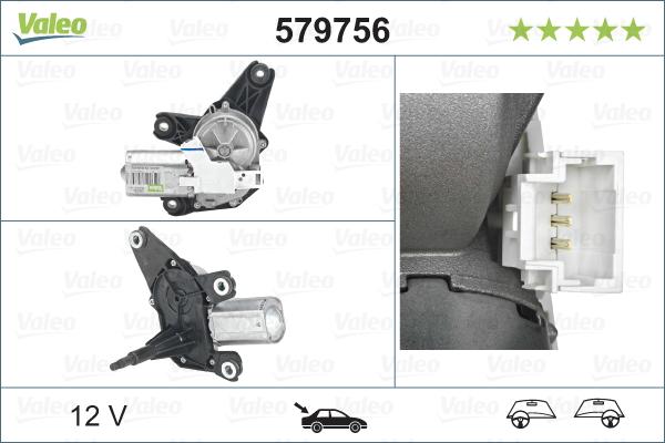 Valeo 579756 - Motore tergicristallo autozon.pro