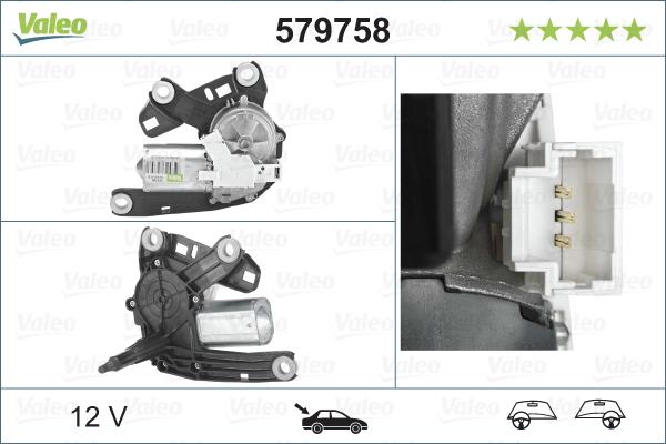 Valeo 579758 - Motore tergicristallo autozon.pro