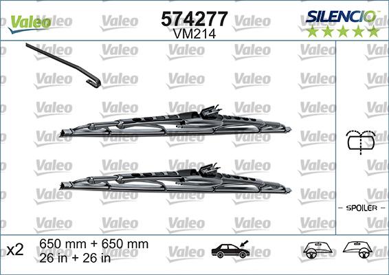 Valeo 574292 - Spazzola tergi autozon.pro