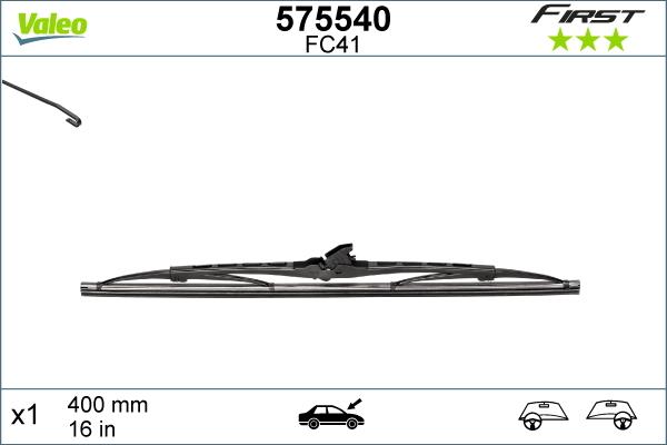 Valeo 575540 - Spazzola tergi autozon.pro