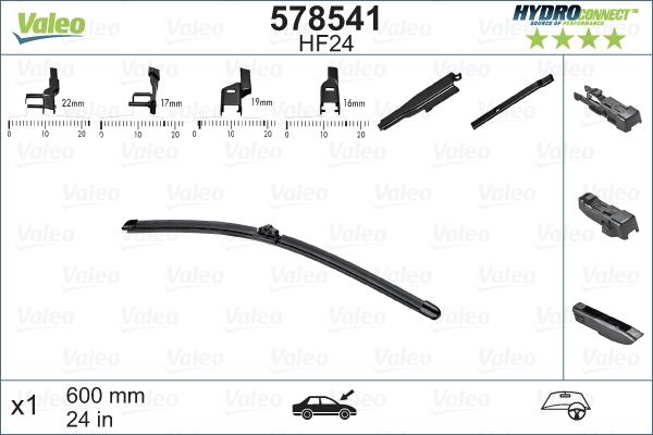 Valeo 578541 - Spazzola tergi autozon.pro