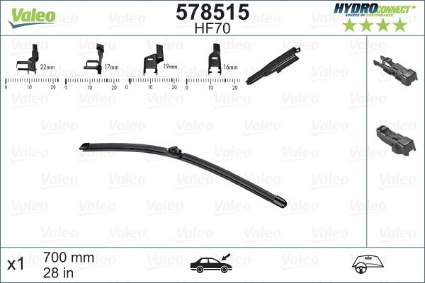 Valeo 578515 - Spazzola tergi autozon.pro