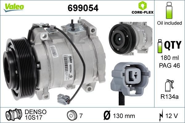 Valeo 699054 - Compressore, Climatizzatore autozon.pro