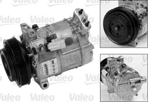 Valeo 699807 - Compressore, Climatizzatore autozon.pro