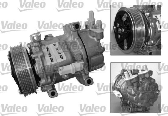 Valeo 699356 - Compressore, Climatizzatore autozon.pro