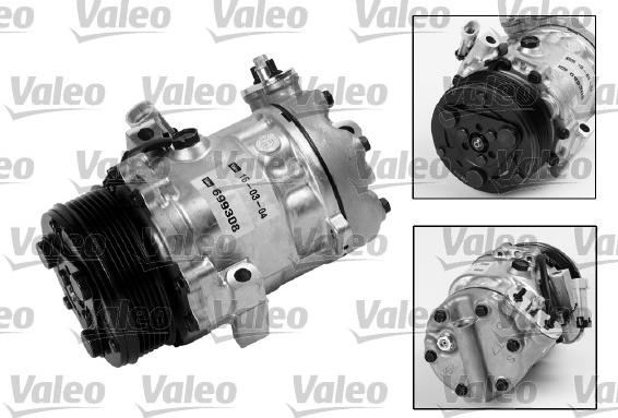 Valeo 699308 - Compressore, Climatizzatore autozon.pro