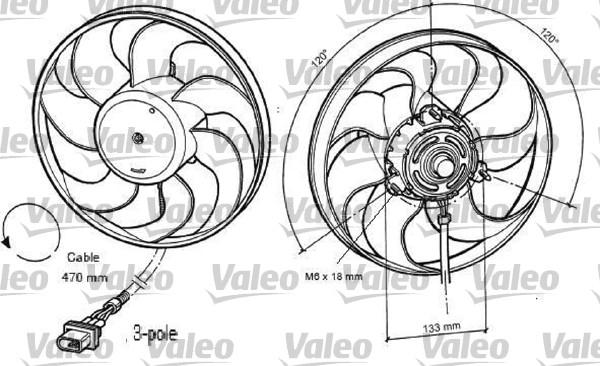 Valeo 696040 - Ventola, Raffreddamento motore autozon.pro