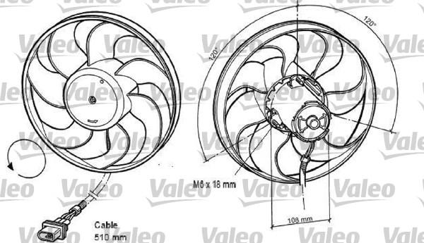 Valeo 696042 - Ventola, Raffreddamento motore autozon.pro