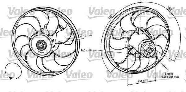 Valeo 696056 - Ventola, Raffreddamento motore autozon.pro