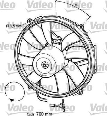 Valeo 696063 - Ventola, Raffreddamento motore autozon.pro