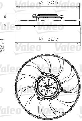 Valeo 696001 - Ventola, Raffreddamento motore autozon.pro