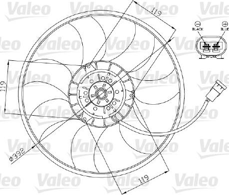 Valeo 696013 - Ventola, Raffreddamento motore autozon.pro