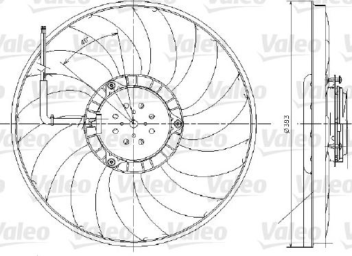 Valeo 696017 - Ventola, Raffreddamento motore autozon.pro